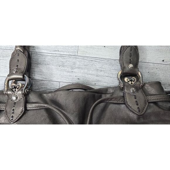 Brighton Lolita Masterpiece Collection Pewter Magnetic Shut Shoulders Bag - Picture 10 of 10